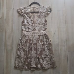 For Love and Lemons Temecula Short Sleeve Dress